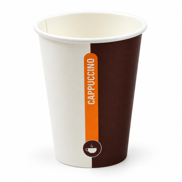 Kaffeebecher einwandig Pappe | bedruckt | 300ml | 100er Pack