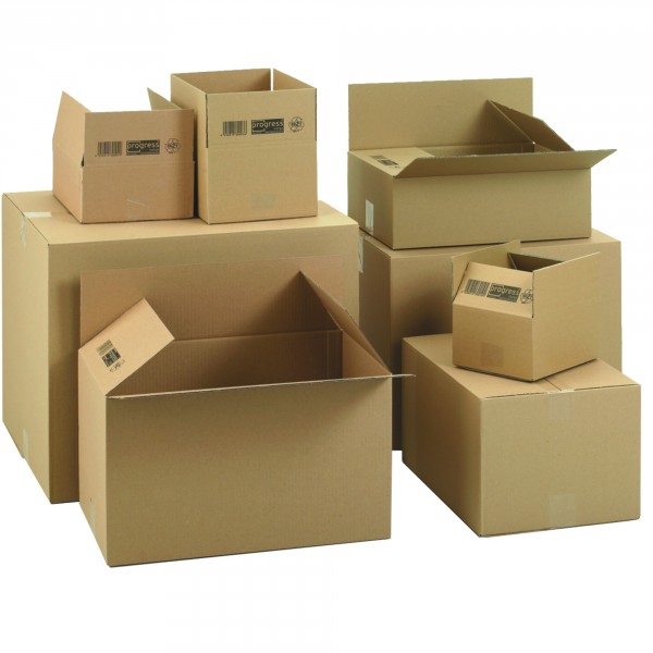 500x400x400mm einwellige Kartonagen