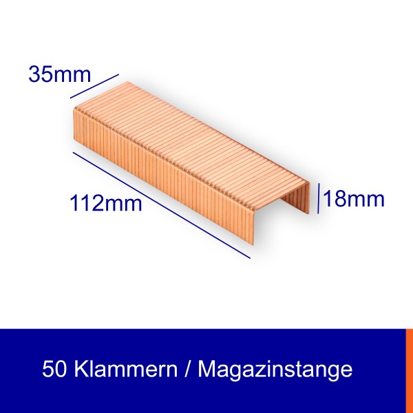Heftklammer 35/× | JK560-× K für Kartonverschlusshefter