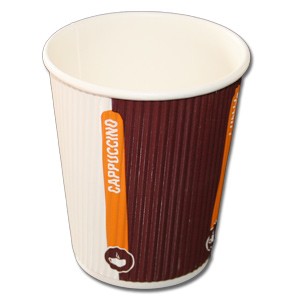 Kaffeebecher doppelwandig Pappe | bedruckt | 300ml