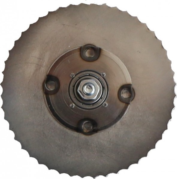 Schwerlast Schneidständer - Abrollständer mit 2 Schneideinheiten und 2 Achsen