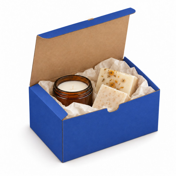 193x128x103mm | Farbig | Geschenkschachtel mit umklappbarem Deckel
