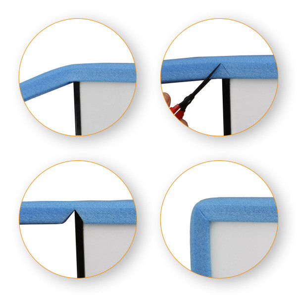 Schaumprofil U - Form 5mm/15mm * Stärke: 7mm * Länge: 2m