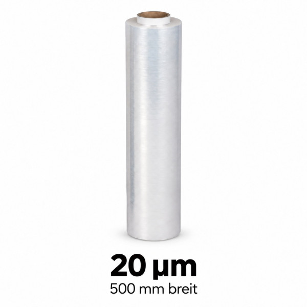 Handstretchfolie - transparent | 20µm | 50cm breit
