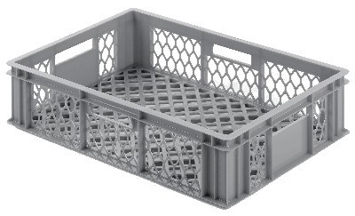 Kunststoffbehälter vergittert 570x370x155mm