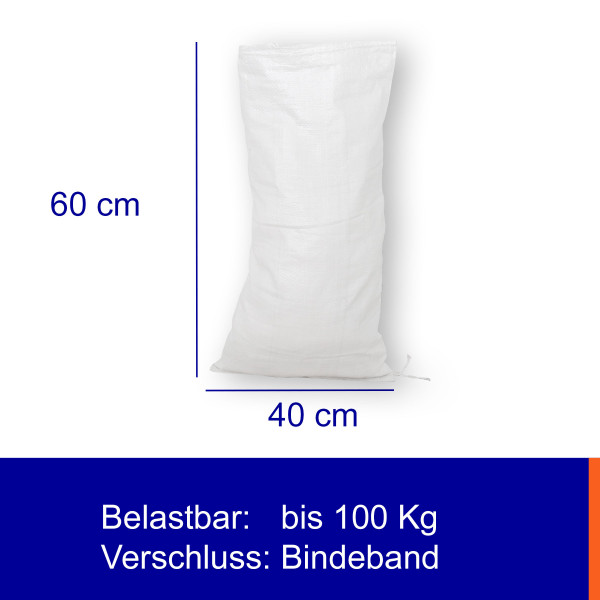 Sandsäcke 40x60cm | PP-Bändchengewebe