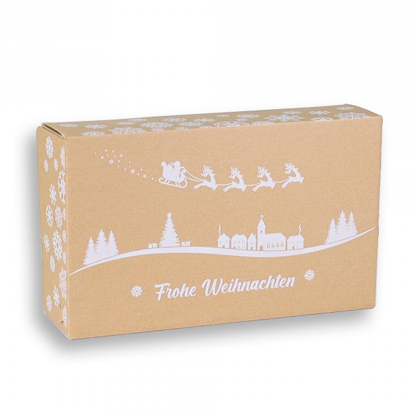 Geschenk- und Stollenkarton "Frohe Weihnachten" | 300×175×80 mm