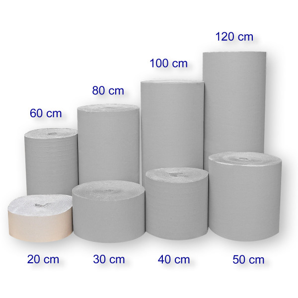Rollenwellpappe | Breite: 20cm | Länge: 70m