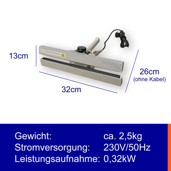 Heißsiegelzange | konstant beheizt