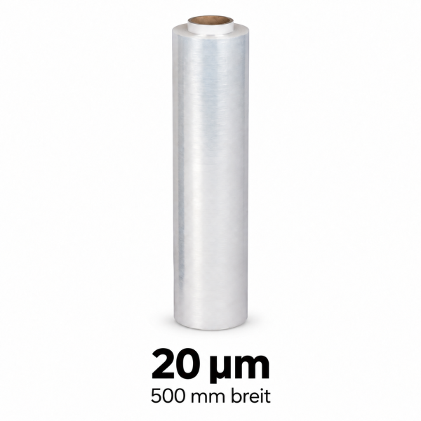 Handstretchfolie - transparent | 20µm | 50cm breit