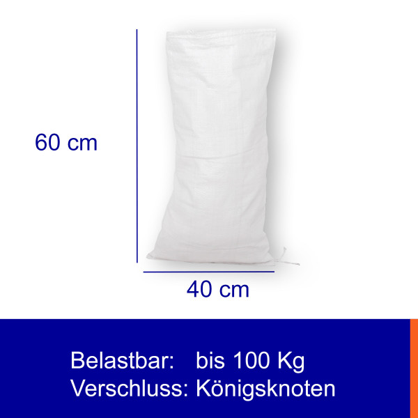 Sandsäcke 40x60cm | PP-Bändchengewebe