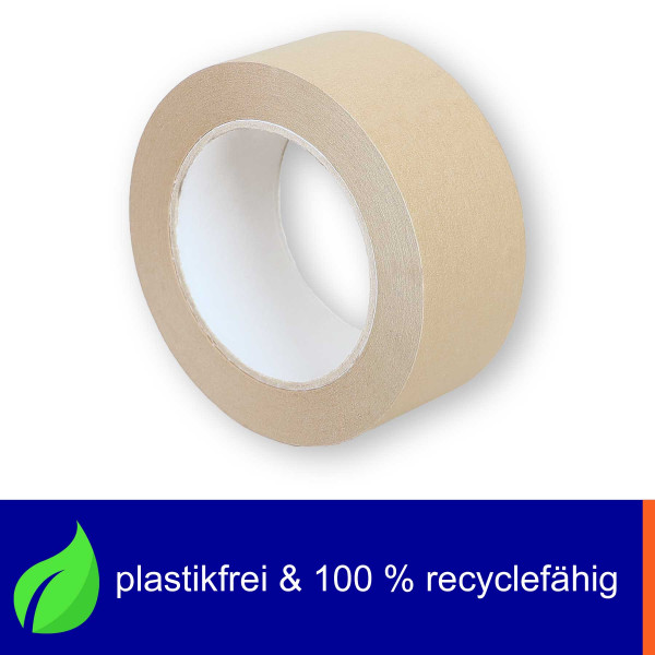 Papier-Packband | 48mm×50m | 115/145µm | braun
