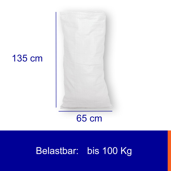 Bändchengewebesäcke 65x135cm