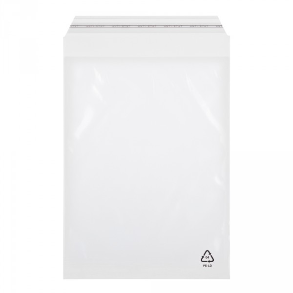 LDPE-Adhäsionsverschlussbeutel 250x350+50mm * Stärke: 70µm