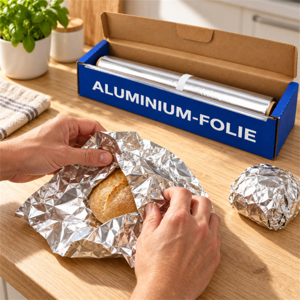 Alufolie in Abrißbox 45cm x 150m