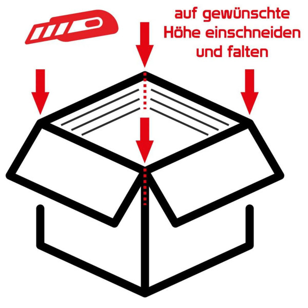 780x580x580mm zweiwellige Kartonagen