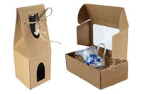 Geschenkschachtel mit Sichtfenster