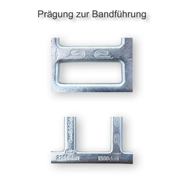 Doppelstegverschluss für PES-Textilband bis 32mm