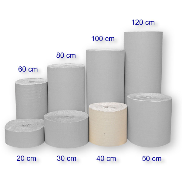 Rollenwellpappe | Breite: 40cm | Länge: 70m