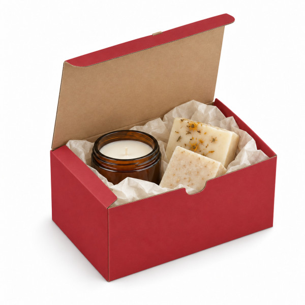 193x128x103mm | Farbig | Geschenkschachtel mit umklappbarem Deckel