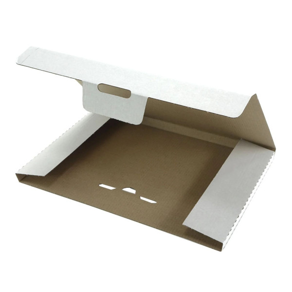 345x245x20mm Großbriefkarton | weiß