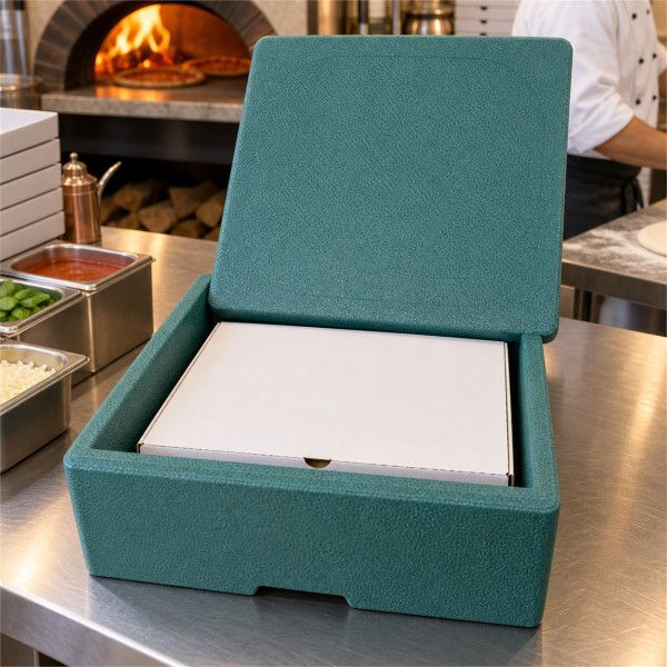 Transportbehälter für Pizzakartons