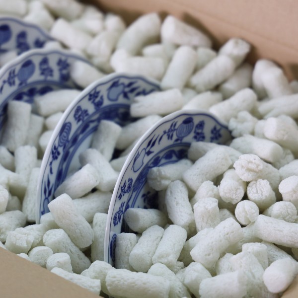 500 Liter | Bio Verpackungschips flupis® | Papierschaumflocken im Sack