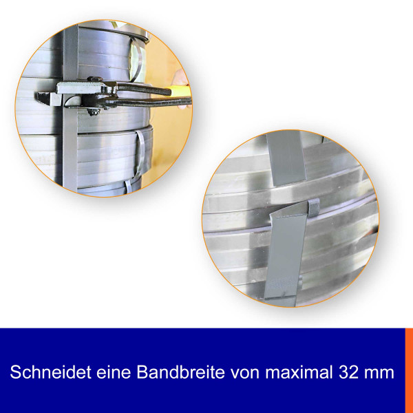 32x1mm Stahlband | Abschneidezange