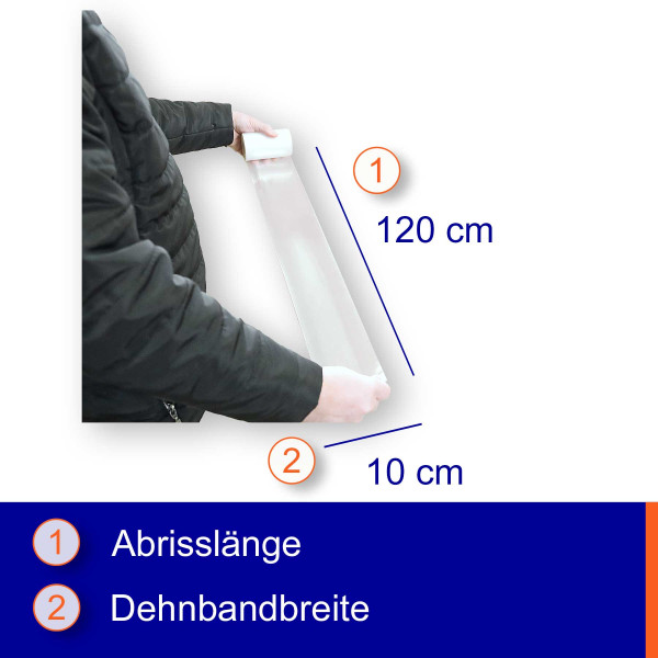 Paletten-Dehnband 100x1200mm | Rolle