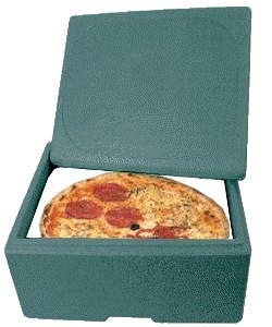 Transportbehälter für Pizzakartons