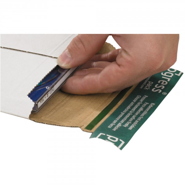 Disk-Pack aus extrem stabiler Wellpappe | weiß