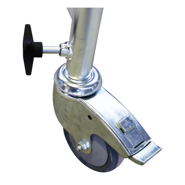 Scherenröllchenbahn mit Kunstoffröllchen