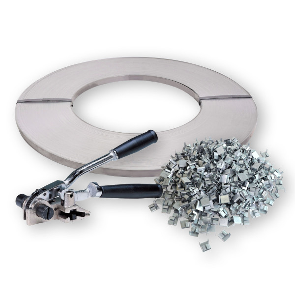 Umreifungsset * für STAHLBANDUMREIFUNG