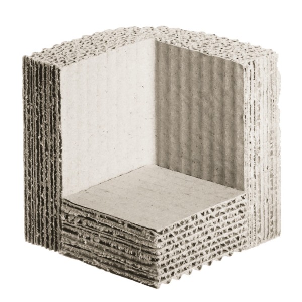 Wellpapppolster Ecken