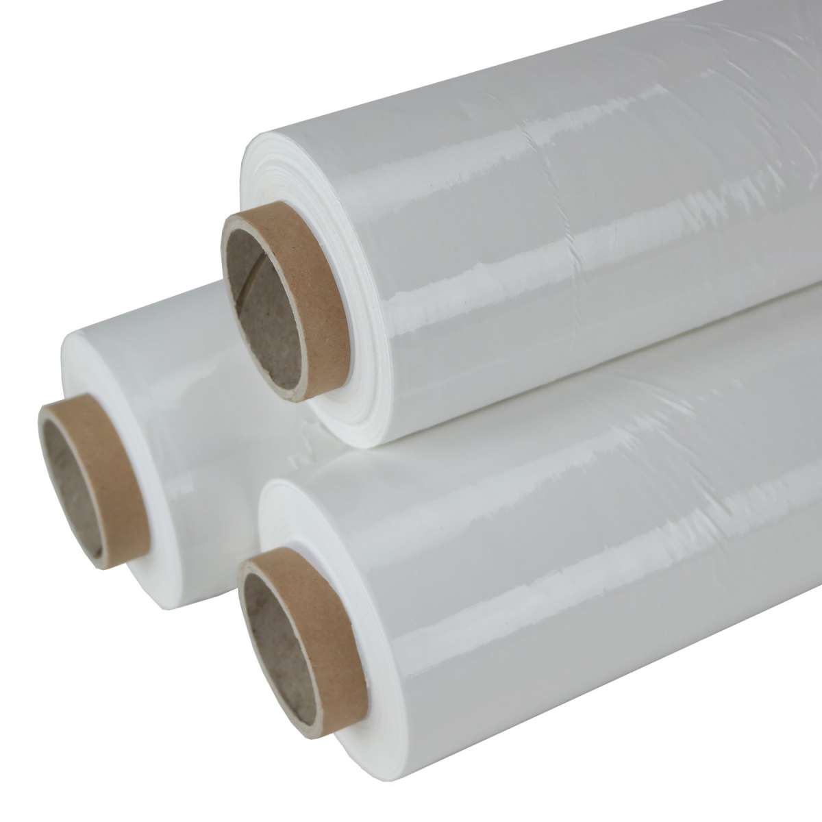 Produktbild von Europack24 Stretchfolie – 10 Rollen Weiß, 50 Cm Breit, 20 µm, Ca. 300 M Pro Rolle