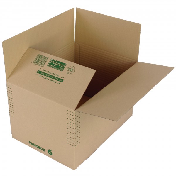 390x290x100-240mm DIN 1/8E Fix-Aufrichtekarton