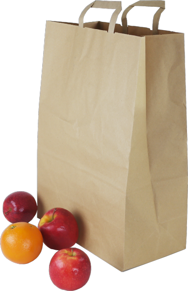 Tragetasche Papier braun