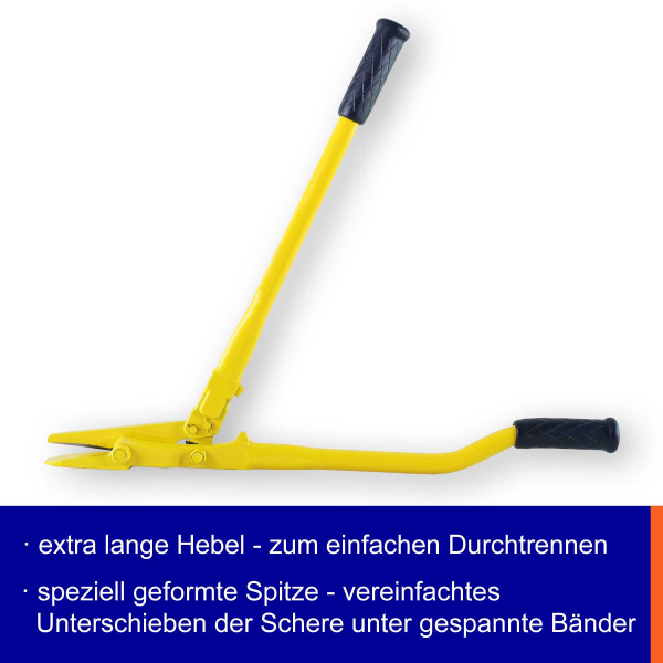 50,8x1,27mm Stahlband | Abschneidezange