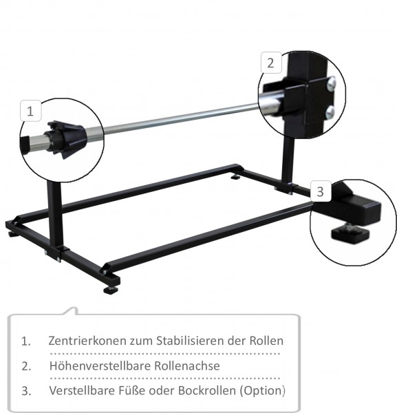 Untertisch Abrollständer