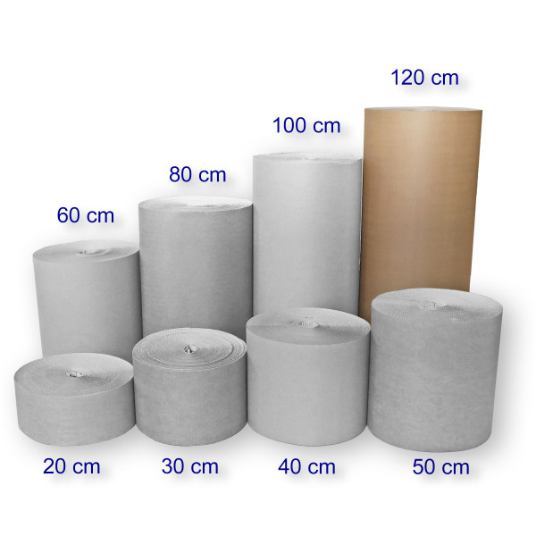 Rollenwellpappe Stark | Breite: 120cm | Länge: 70m