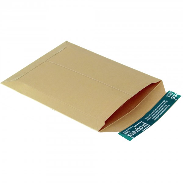 Versandtasche aus stabiler Vollpappe DIN B5+ | braun