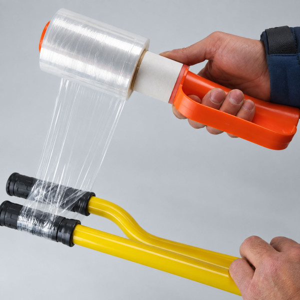 Ministretchfolie - transparent | 23µm | 10cm breit | 140m - Rolle