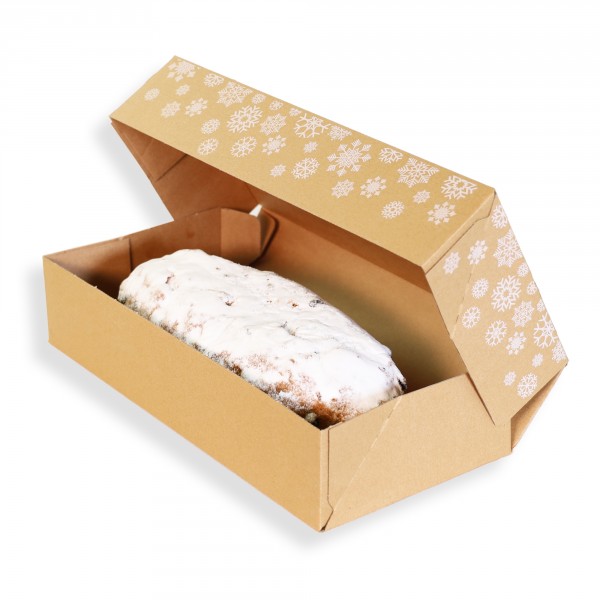 Geschenk- und Stollenkarton "Frohe Weihnachten" | 380×175×80mm