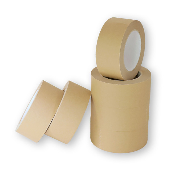 Papier-Packband | 48mm×50m | 115/145µm | braun