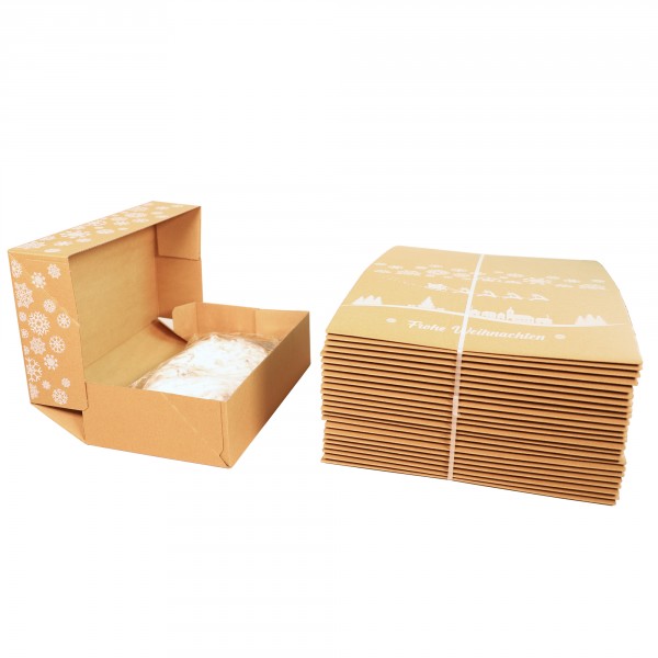 Geschenk- und Stollenkarton "Frohe Weihnachten" | 300×175×80 mm