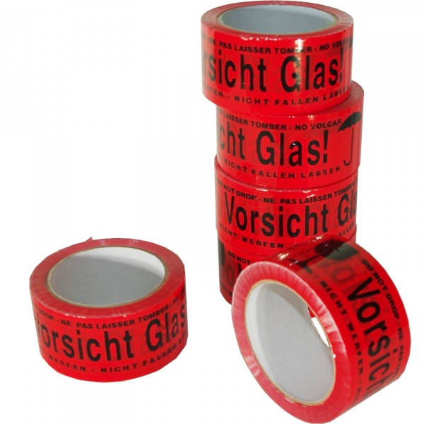 PP - Klebeband * VORSICHT GLAS *