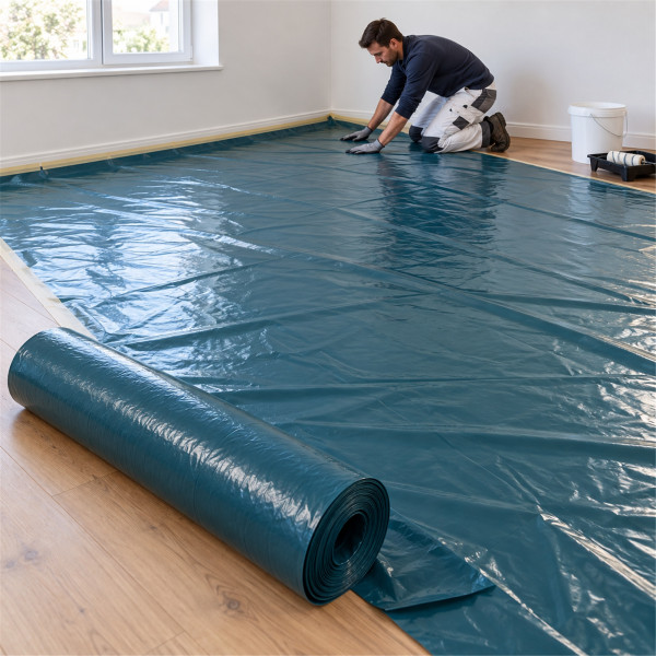 LDPE-Baufolie | 2m x 50m | 100µm