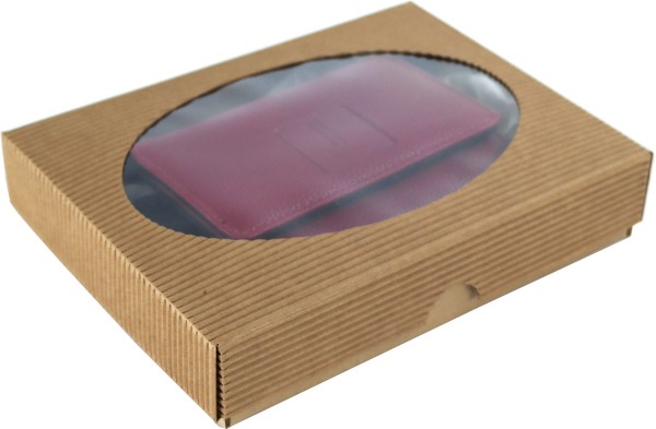 200x150x35mm | Geschenkschachtel mit Deckel und Kunststoffsichtfenster | 2-tlg.