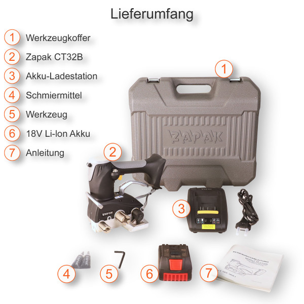 Akku - Spanngerät Zapak CT32B