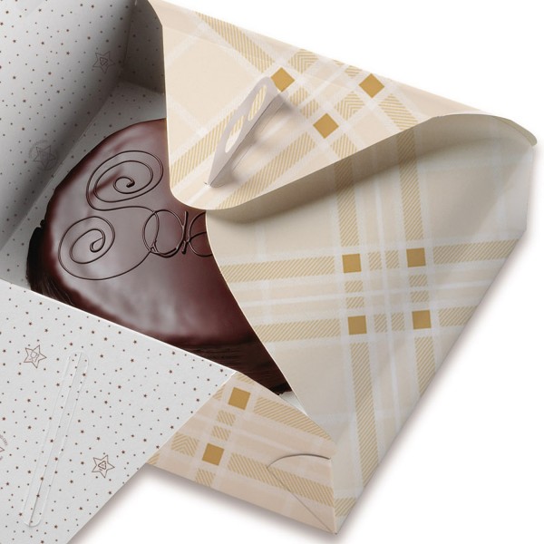 Tortenkarton "Carré" 250×250×70mm